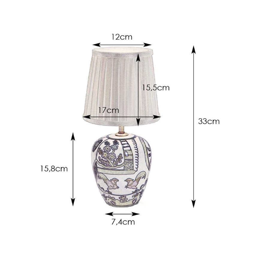 Markslöjd 104999 - Lâmpada de mesa GÖTEBORG 1xE14/40W/230V