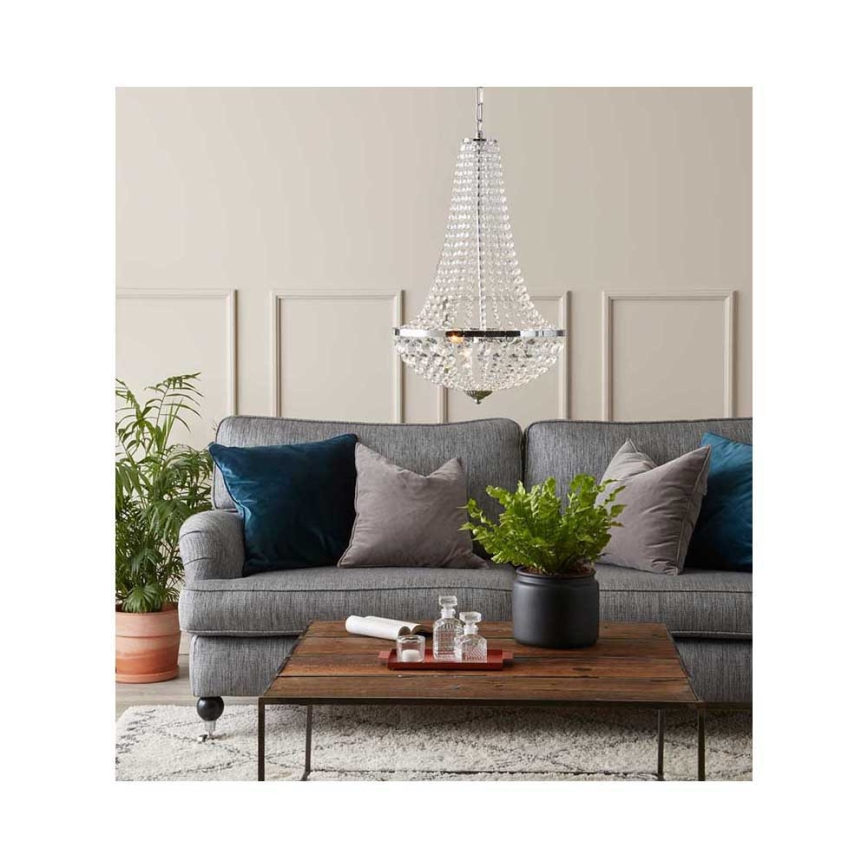 Markslöjd 105317 - Candelabro de cristal de corrente GRÄNSÖ 3xE14/40W/230V