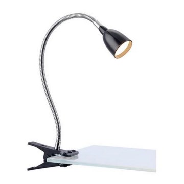 Markslöjd 106092 - Candeeiro de mesa LED com clip TULIP LED/3W/230V preto