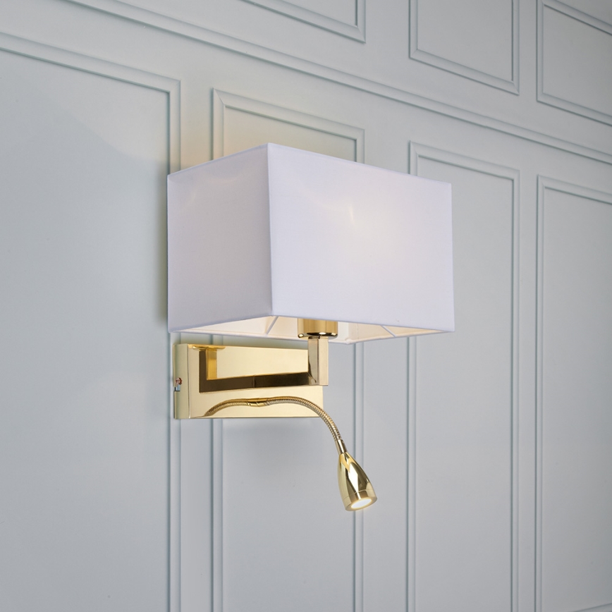 Markslöjd 106308 - Luz de parede LED SAVOY LED/3W+E27/60W/230V