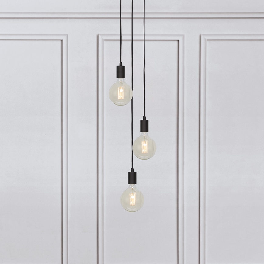 Markslöjd 106334 - Candelabro num fio SKY 3xE27/60W/230V