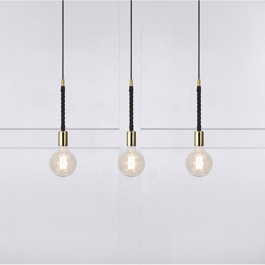 Markslöjd 106708 - Candelabro num fio SEDLO 3xE27/60W/230V