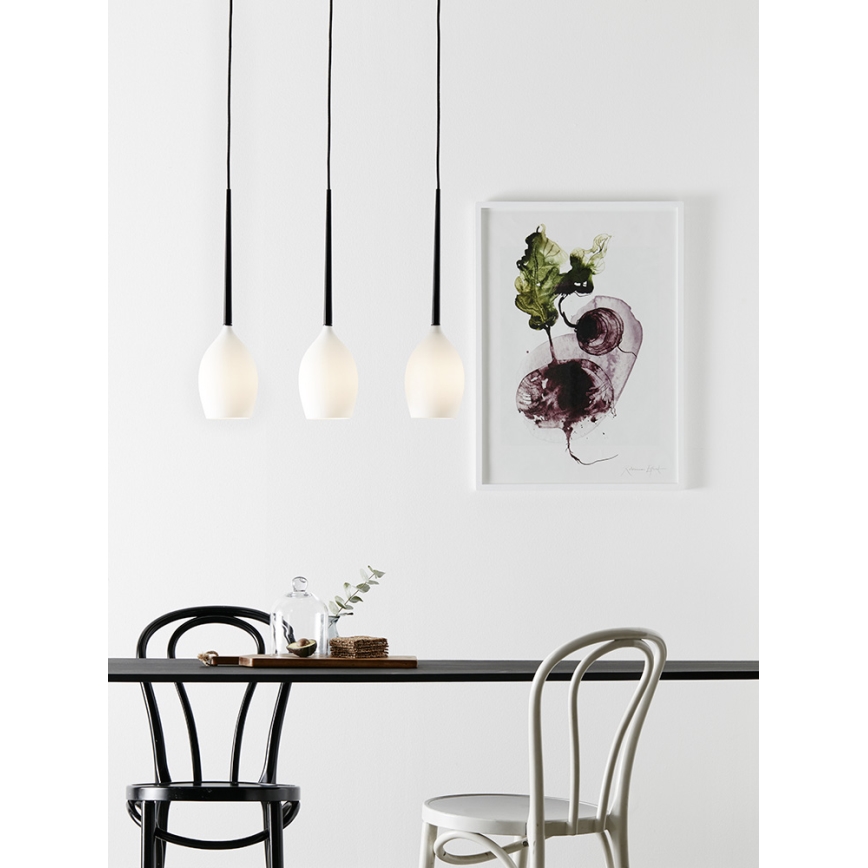 Markslöjd 106808 - Candelabro num fio SALUTE 3xE14/40W/230V