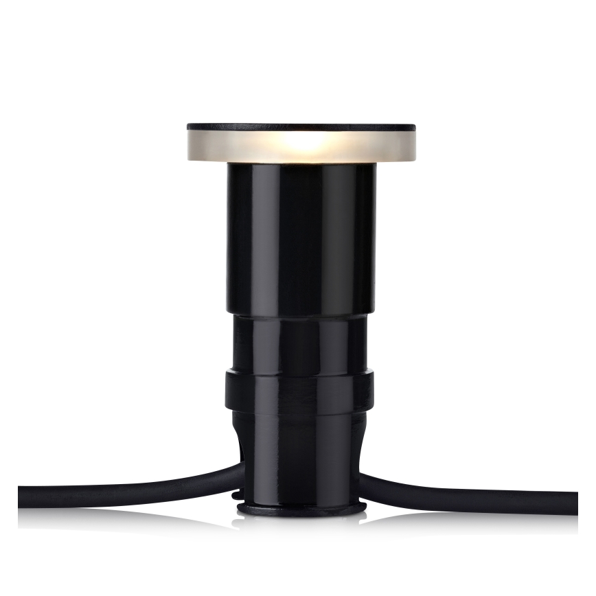 Markslöjd 106935 - Candeeiro de encastrar para exterior GARDEN24 LED/3W/24V IP44 preto