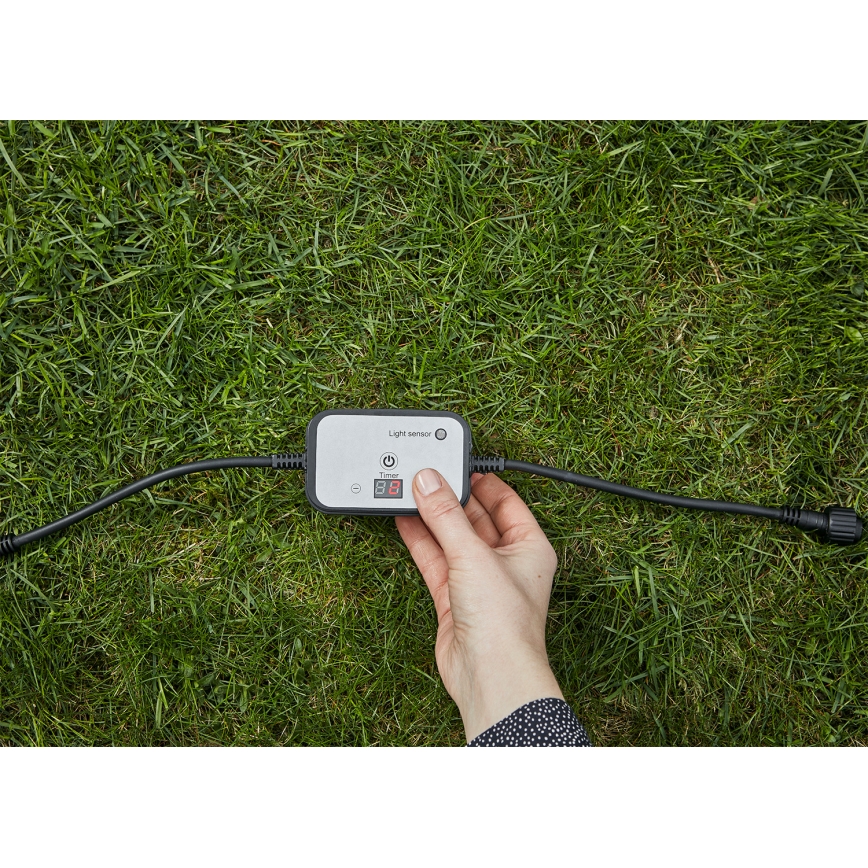 Markslöjd 106936 - Sensor crepuscular com temporizador GARDEN24 24V IP44