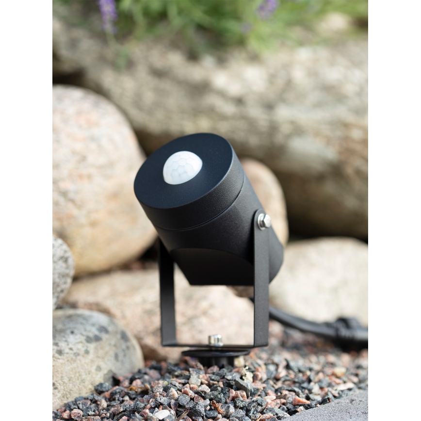 Markslöjd 106940 - Sensor exterior de movimento e crepuscular PIR GARDEN24 IP44 preto