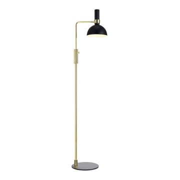 Markslöjd 106972 - Luz de chão com regulação LARRY 1xE27/60W/230V preto antigo/dourado