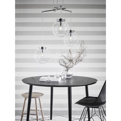 Markslöjd 107015 - Candelabro num fio SICILY 3xE14/40W/230V
