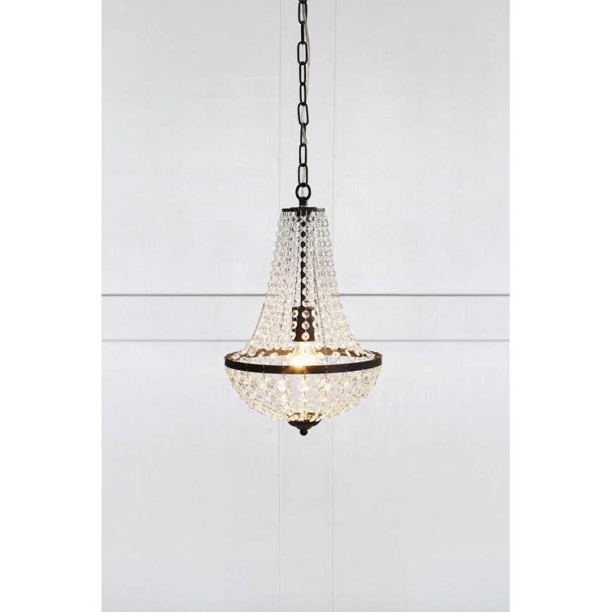 Markslöjd 107026 - Candelabro de cristal de corrente GRÄNSÖ 1xE27/60W/230V