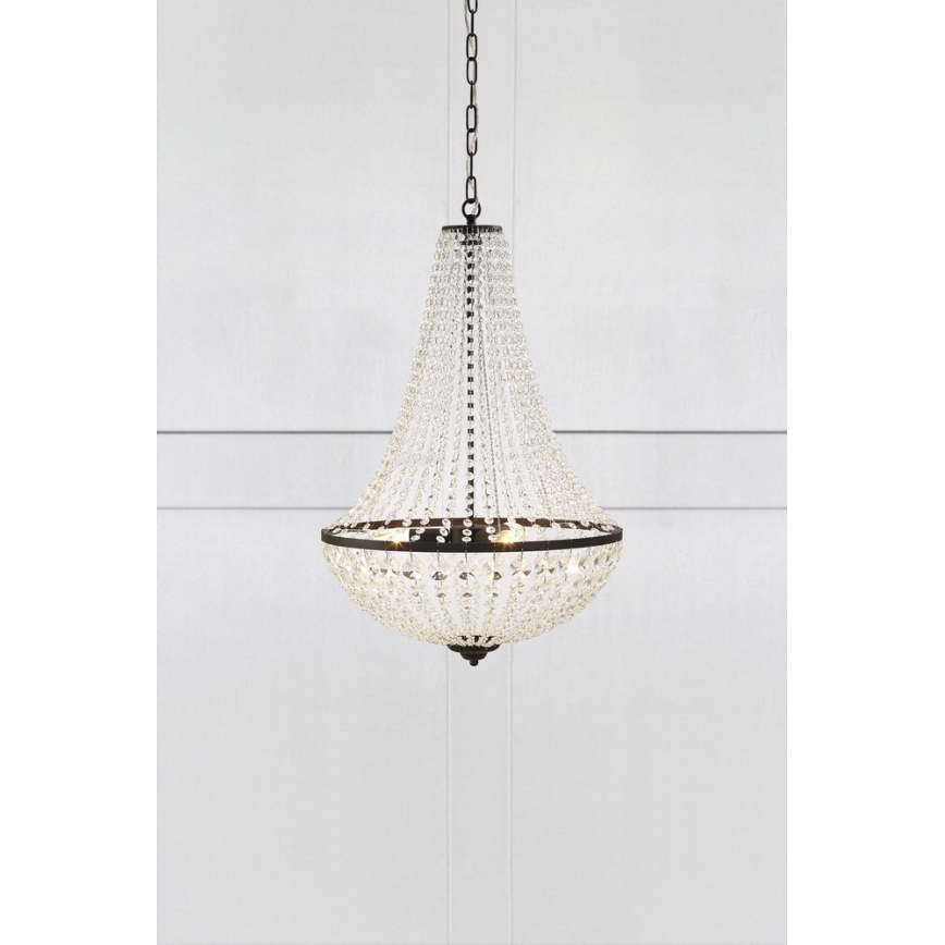 Markslöjd 107028 - Candelabro de cristal de corrente GRÄNSÖ 3xE14/40W/230V