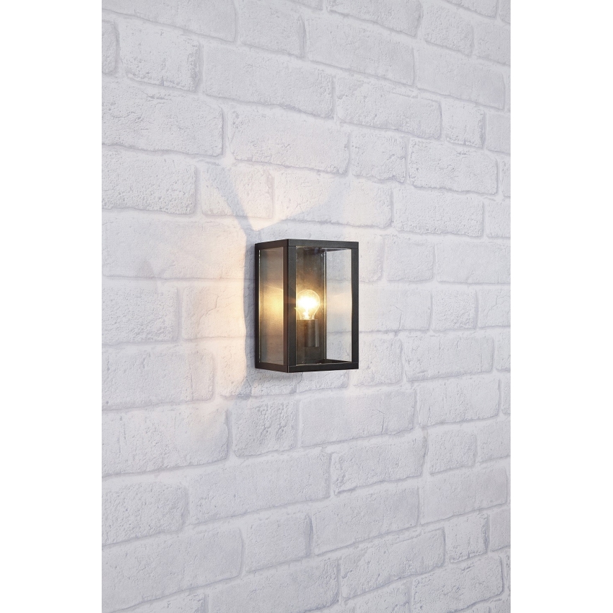 Markslöjd 107113 - Iluminação de parede exterior PELHAM 1xE27/60W/230V IP44 preto