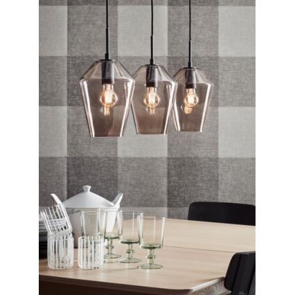 Markslöjd 107132 - Candelabro num fio RETRO 3xE27/60W/230V