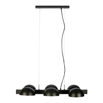 Markslöjd 107138 - Candelabro num fio FLAMINGO 6xE14/40W/230V preto antigo