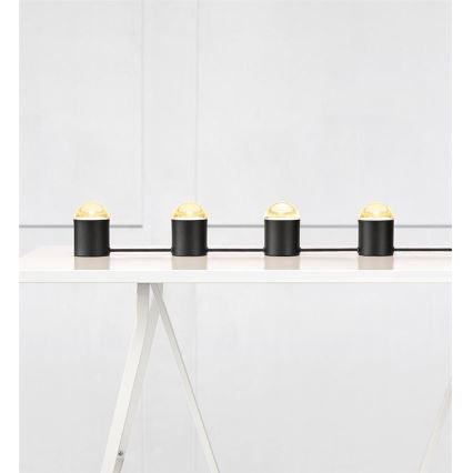 Markslöjd 107203 - Candeeiro de mesa de cristal JINX 4xGU10/6W/230V