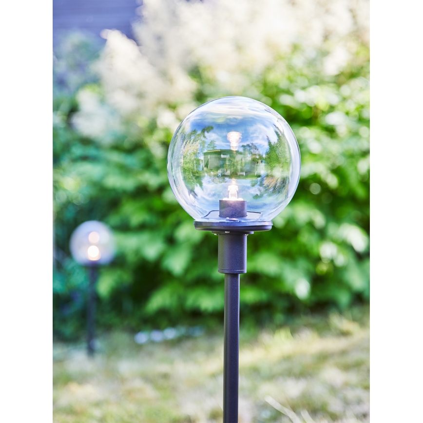 Markslöjd 107283 - Luminária LED para exterior GARDEN24 LED/3W/24V 81 cm IP44 preta/transparente