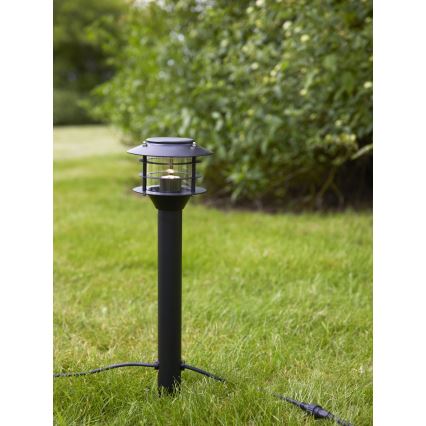 Markslöjd 107290 - Lâmpada LED Exterior GARDEN 24 LED/3W/24V 45 cm IP44 preta