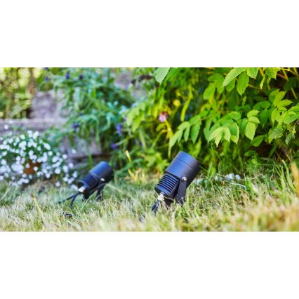Markslöjd 107291 - Luminária LED para exterior GARDEN24 LED/15W/24V IP44 preta