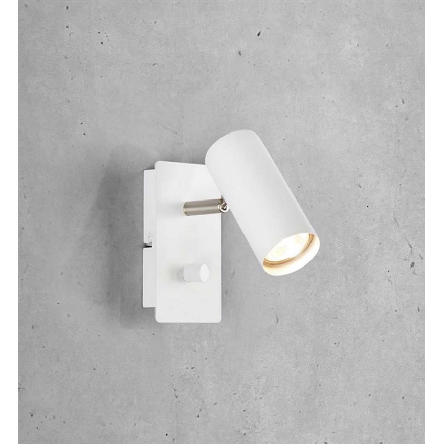 Markslöjd 107346 - Luminária de parede com foco regulável BARCELONA 1xGU10/12W/230