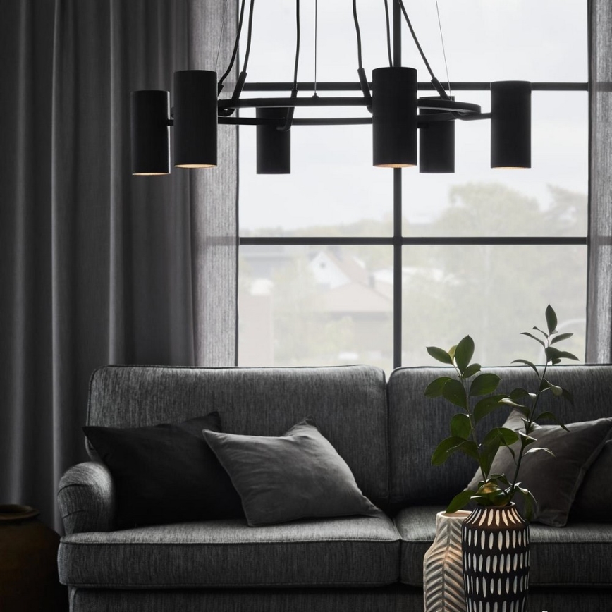 Markslöjd 107357 - Candelabro num fio PORTO 6xGU10/12W/230V