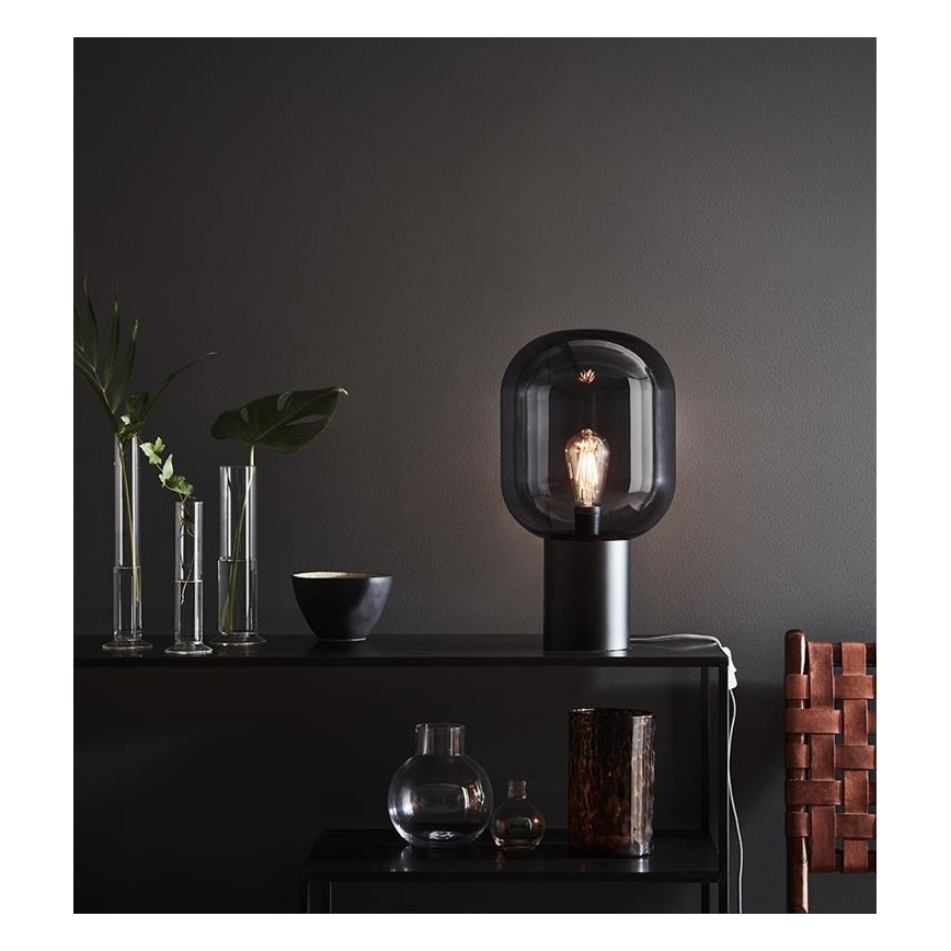 Markslöjd 107479 - Lâmpada de mesa BROOKLYN 1xE27/60W/230V