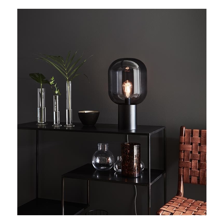 Markslöjd 107479 - Lâmpada de mesa BROOKLYN 1xE27/60W/230V