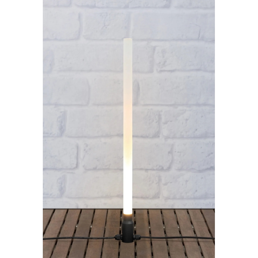 Markslöjd 107719 - Luminária LED para exterior GARDEN24 LED/3W/24V 66 cm IP44 preta/transparente