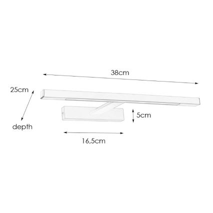 Markslöjd 107865 - Iluminação de espelho de casa de banho LED NEPTUNUS LED/6W/230V IP44