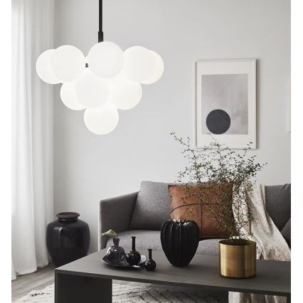 Markslöjd 107911 - Lustre com haste MERLOT 13xG9/20W/230V Ø 56 cm branco/preto