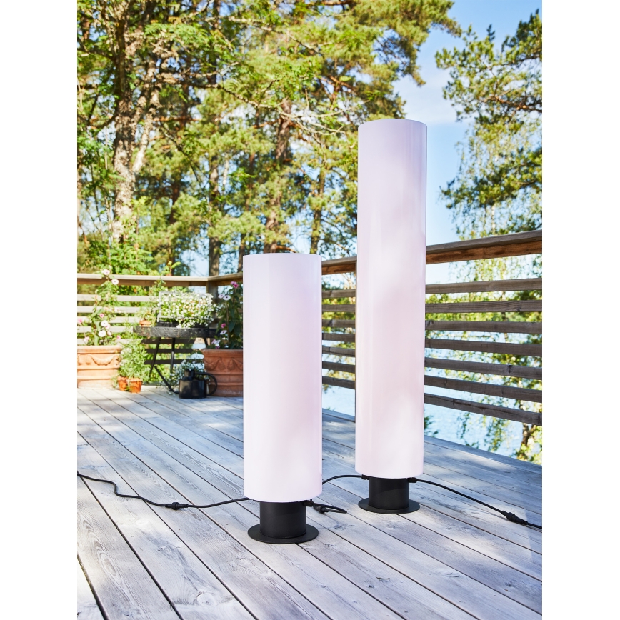 Markslöjd 107985 - Candeeiro LED para exterior GARDEN24 LED/12W/24V 70 cm IP44 preto