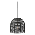 Markslöjd 107990 - Luminária pendente LED para exterior GARDEN24 LED/2,86W/24V IP44 rattan/preta