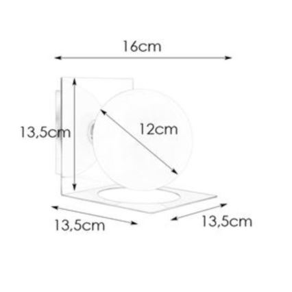 Markslöjd 108085 - Iluminação de parede de casa de banho ZENIT 1xG9/18W/230V IP44