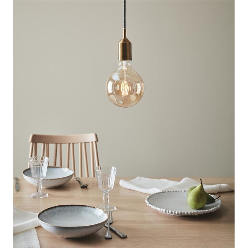 Markslöjd 108098 - Candelabro suspenso BRONX 1xE27/60W/230V bronze