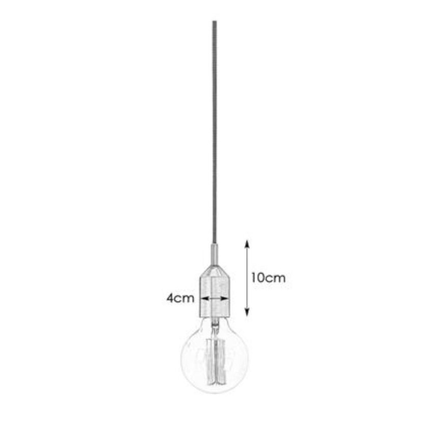 Markslöjd 108098 - Candelabro suspenso BRONX 1xE27/60W/230V bronze