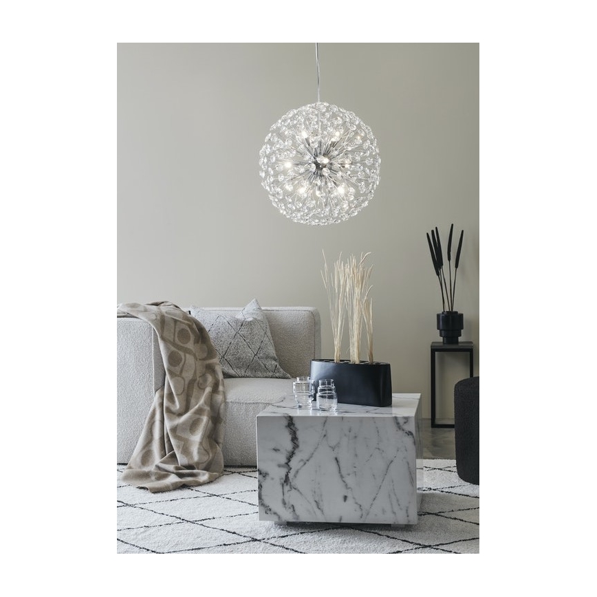 Markslöjd 108101 - Ccandelabro suspenso de cristal BOLID 9xG9/20W/230V