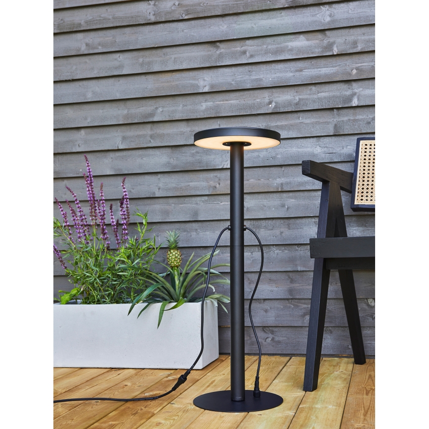 Markslöjd 108173 - Luminária exterior LED GARDEN24 LED/5W/24V 75 cm IP44 preta