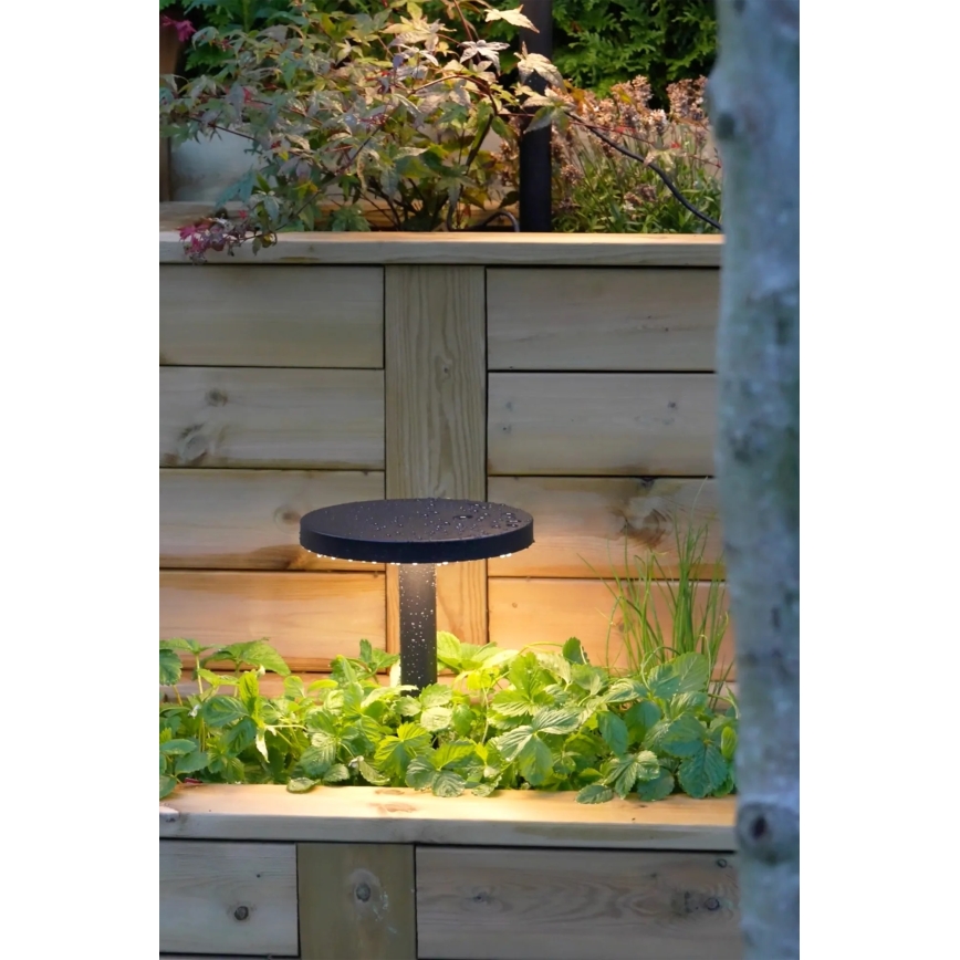 Markslöjd 108173 - Luminária exterior LED GARDEN24 LED/5W/24V 75 cm IP44 preta