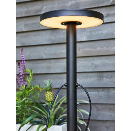 Markslöjd 108173 - Luminária LED de exterior GARDEN24 LED/5W/24V 96 cm IP44 preta