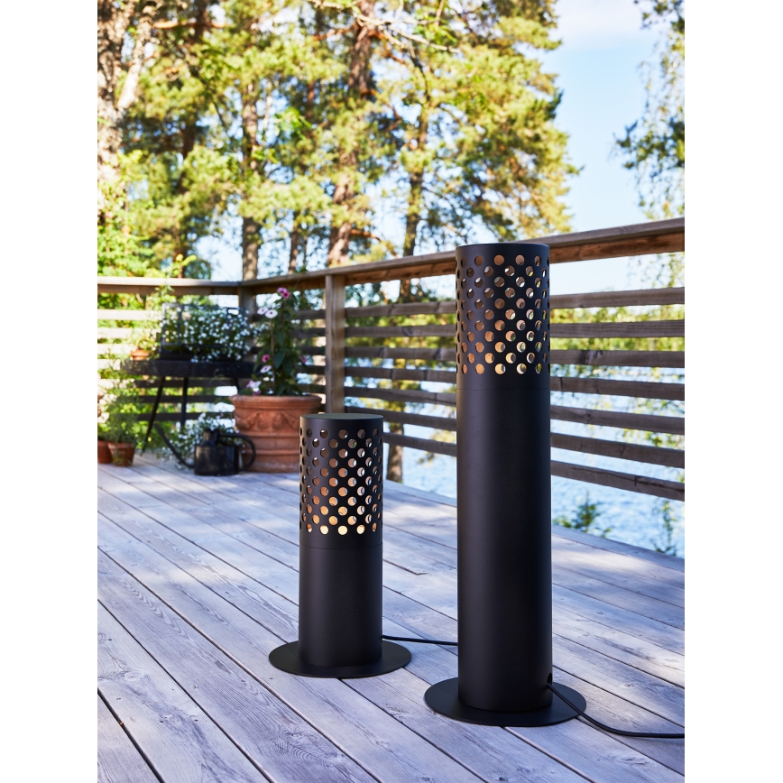 Markslöjd 108174 - Candeeiro LED exterior GARDEN24 LED/6W/24V 96 cm IP44 preto
