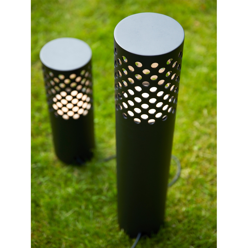 Markslöjd 108174 - Candeeiro LED exterior GARDEN24 LED/6W/24V 96 cm IP44 preto