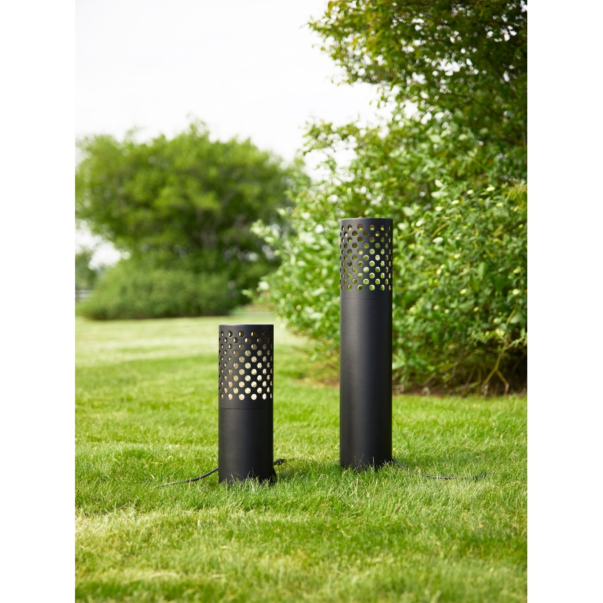Markslöjd 108174 - Candeeiro LED exterior GARDEN24 LED/6W/24V 96 cm IP44 preto