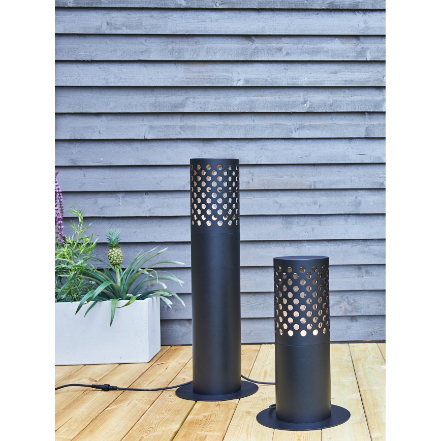 Markslöjd 108174 - Luminária de exterior LED GARDEN24 LED/6W/24V 70 cm IP44 preta