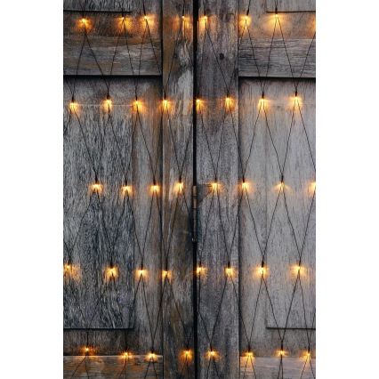 Markslöjd 108178 - LED cortina de Natal para exterior GARDEN24 160xLED/4W/24V 2x2m branca quente
