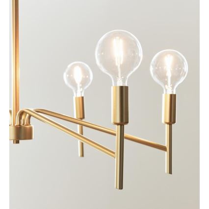 Markslöjd 108210 - Candelabro suspenso MONARCH 6xE14/18W/230V dourado