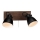 Markslöjd 108213 - Foco de parede NATIVE 2xE14/18W/230V preto/castanho