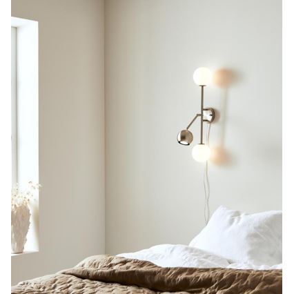 Markslöjd 108256 - Iluminação de parede BESIDE 2xG9/20W/230V + 1xGU10/7W/230V cromado mate