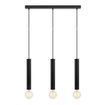 Markslöjd 108262 - Candelabro num fio SENCILLO 3xE27/40W/230V preto antigo