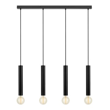 Markslöjd 108264 - Candelabro num fio SENCILLO 4xE27/40W/230V preto antigo