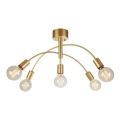 Markslöjd 108285 - Candelabro integrado CYGNUS 5xE27/40W/230V dourado