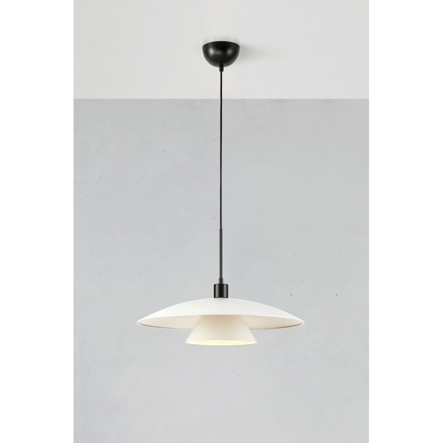 Markslöjd 108430 - Candelabro suspenso MILLINGE 1xE27/40W/230V branco