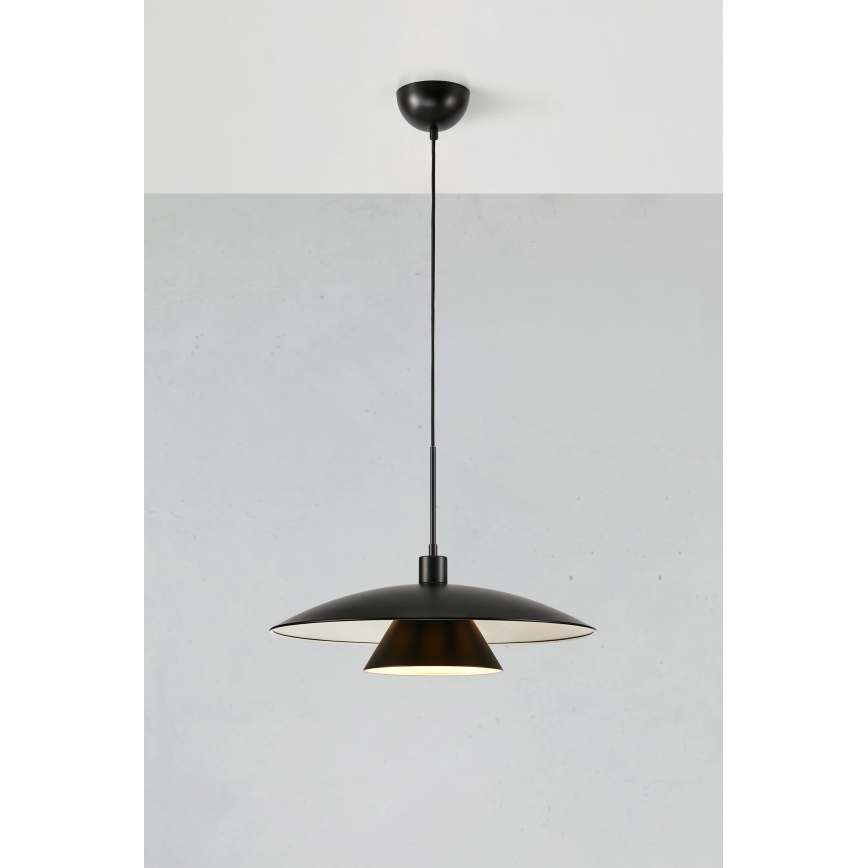 Markslöjd 108431 - Candelabro suspenso MILLINGE 1xE27/40W/230V preto